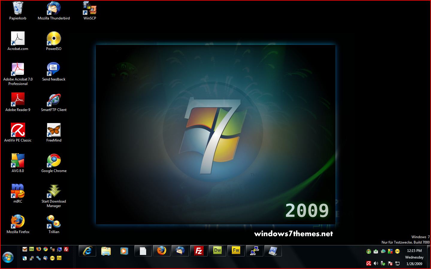 3d Desktop Themes Windows 7